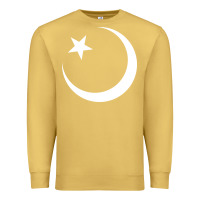 Antique Gold Islam Symbol Design white Premium Sweatshirt - longCreatives