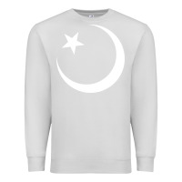 Dove Grey Islam Symbol Design white Premium Sweatshirt - longCreatives