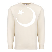 Sandshell Islam Symbol Design white Premium Sweatshirt - longCreatives