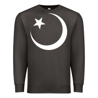 Smoke Islam Symbol Design white Premium Sweatshirt - longCreatives