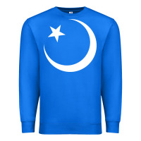 True Royal Islam Symbol Design white Premium Sweatshirt - longCreatives