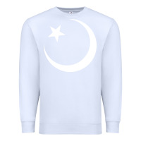 White Islam Symbol Design white Premium Sweatshirt - longCreatives