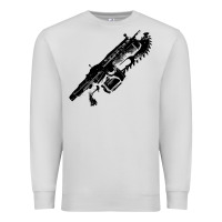 Dove Grey Gears of war lancer Premium Sweatshirt - longCreatives