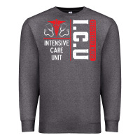 Charcoal Heather ICU Registered Nurse Medical Intensive Care Unit Premium Sweatshirt - longCreatives