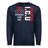 Navy ICU Registered Nurse Medical Intensive Care Unit Premium Sweatshirt - longCreatives
