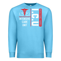 Ocean Blue ICU Registered Nurse Medical Intensive Care Unit Premium Sweatshirt - longCreatives