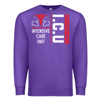Purple ICU Registered Nurse Medical Intensive Care Unit Premium Sweatshirt - longCreatives