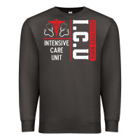 Smoke ICU Registered Nurse Medical Intensive Care Unit Premium Sweatshirt - longCreatives