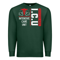 Sports Green ICU Registered Nurse Medical Intensive Care Unit Premium Sweatshirt - longCreatives