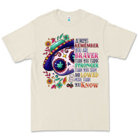 Bone You are braver than you think sugar skull Premium Tee - NancyCooperArtShop