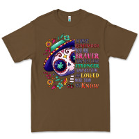 Cacao You are braver than you think sugar skull Premium Tee - NancyCooperArtShop