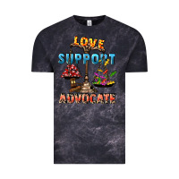 Cloud Black Love support advocate Vintage Tee - CowGirlArtShop