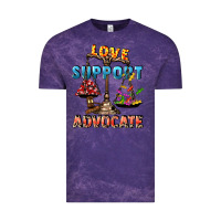 Cloud Purple Love support advocate Vintage Tee - CowGirlArtShop