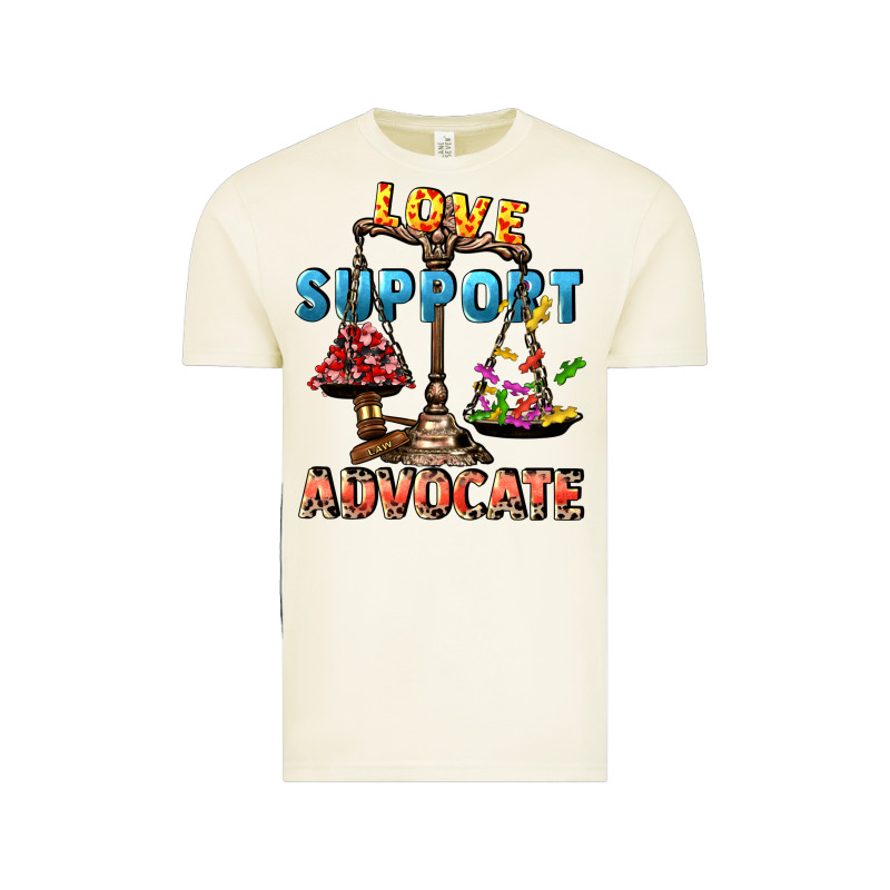 Love Support Advocate Vintage Tee by CowGirlArtShop | Teevron