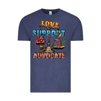 Vintage Denim Love support advocate Vintage Tee - CowGirlArtShop