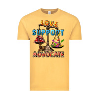 Vintage Mustard Love support advocate Vintage Tee - CowGirlArtShop