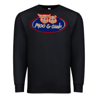 Black Moo and Oink Chicago Premium Sweatshirt - longCreatives