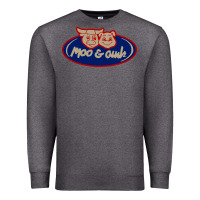 Charcoal Heather Moo and Oink Chicago Premium Sweatshirt - longCreatives