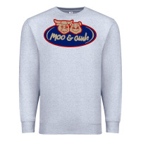 Heather Grey Moo and Oink Chicago Premium Sweatshirt - longCreatives
