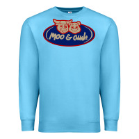 Ocean Blue Moo and Oink Chicago Premium Sweatshirt - longCreatives