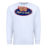 White Moo and Oink Chicago Premium Sweatshirt - longCreatives