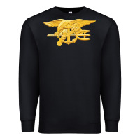 Black Navy Seals badge Premium Sweatshirt - longCreatives