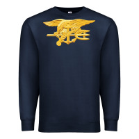 Navy Navy Seals badge Premium Sweatshirt - longCreatives