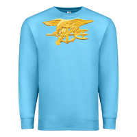 Ocean Blue Navy Seals badge Premium Sweatshirt - longCreatives