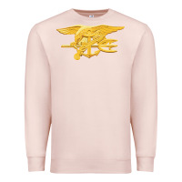 Pale Pink Navy Seals badge Premium Sweatshirt - longCreatives