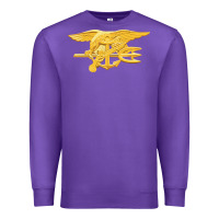 Purple Navy Seals badge Premium Sweatshirt - longCreatives