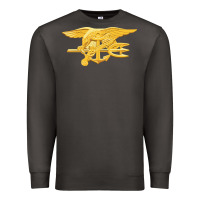 Smoke Navy Seals badge Premium Sweatshirt - longCreatives