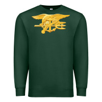 Sports Green Navy Seals badge Premium Sweatshirt - longCreatives