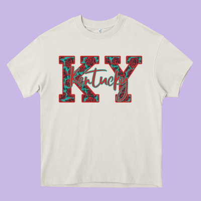 Kentucky Girl Heavy Core Tee Designed By Bettercallsaul