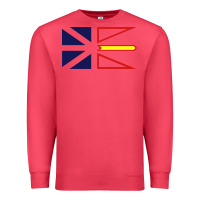 Cardinal Newfoundland and Labrador Flag - 3 Color Premium Sweatshirt - longCreatives