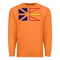 Carrot Newfoundland and Labrador Flag - 3 Color Premium Sweatshirt - longCreatives