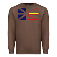 Chestnut Newfoundland and Labrador Flag - 3 Color Premium Sweatshirt - longCreatives