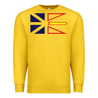 Lemon Newfoundland and Labrador Flag - 3 Color Premium Sweatshirt - longCreatives