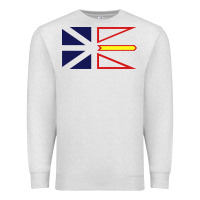 Oatmeal Heather Newfoundland and Labrador Flag - 3 Color Premium Sweatshirt - longCreatives
