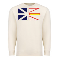 Sandshell Newfoundland and Labrador Flag - 3 Color Premium Sweatshirt - longCreatives