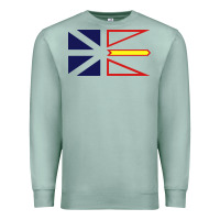 Seafoam Newfoundland and Labrador Flag - 3 Color Premium Sweatshirt - longCreatives