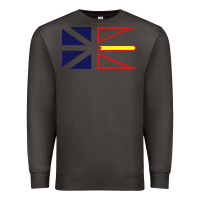 Smoke Newfoundland and Labrador Flag - 3 Color Premium Sweatshirt - longCreatives