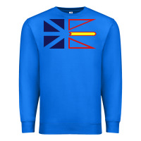 True Royal Newfoundland and Labrador Flag - 3 Color Premium Sweatshirt - longCreatives