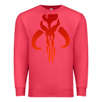 Cardinal Mando Mythosaur Skull Sticker Premium Sweatshirt - longCreatives