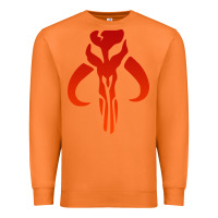 Carrot Mando Mythosaur Skull Sticker Premium Sweatshirt - longCreatives