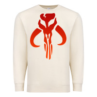 Sandshell Mando Mythosaur Skull Sticker Premium Sweatshirt - longCreatives