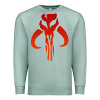 Mando Mythosaur Skull Sticker Premium Sweatshirt | Teevron