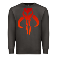Smoke Mando Mythosaur Skull Sticker Premium Sweatshirt - longCreatives