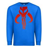True Royal Mando Mythosaur Skull Sticker Premium Sweatshirt - longCreatives