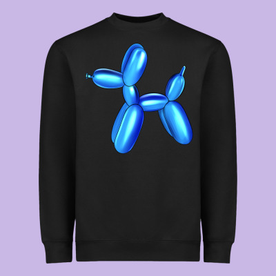 Blue Dog Balloon Heavyweight Sweatshirt Designed By Artiststas