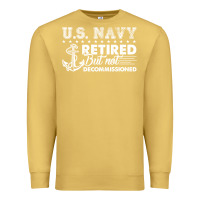 Antique Gold US Navy Retired Shirt Premium Sweatshirt - longCreatives